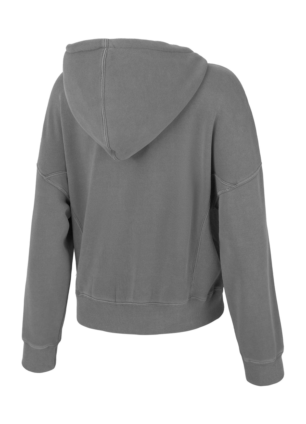 MANZANITA Grey Oversize Zip Hoodie