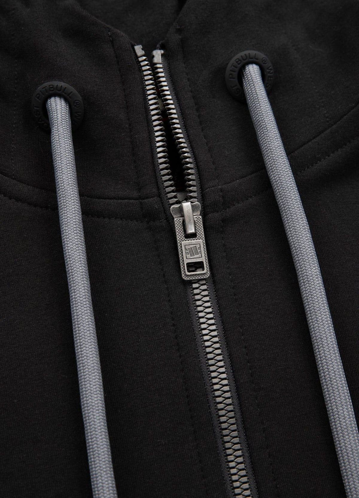 LOTUS French Terry Black Zip Hoodie