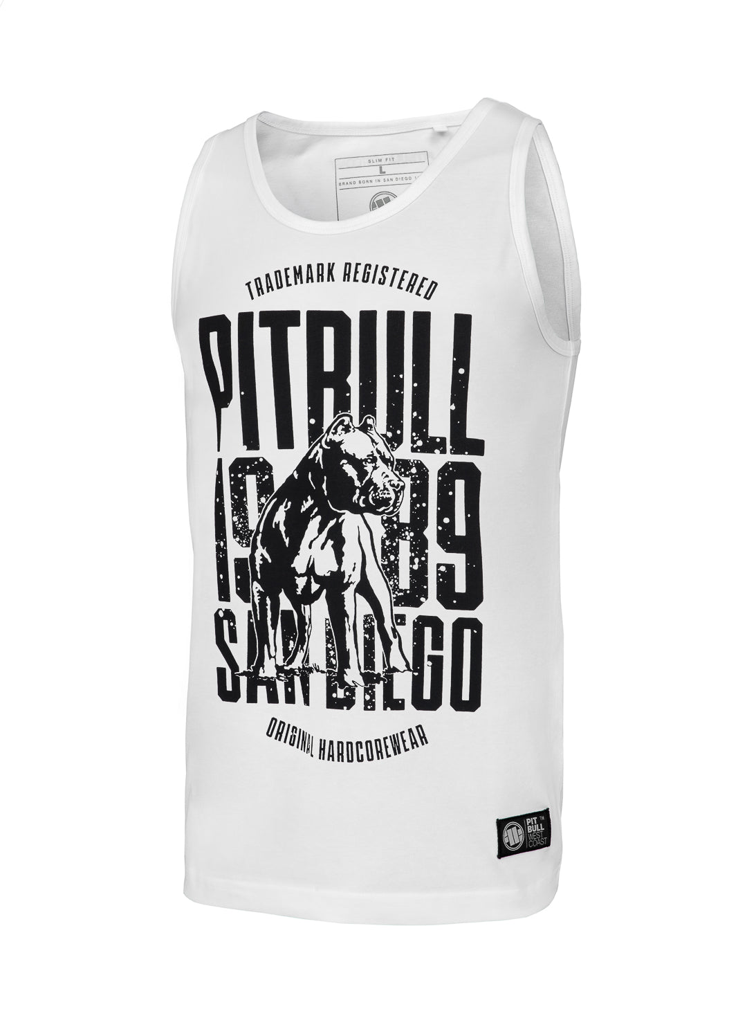 SAN DIEGO DOG Tank Top White