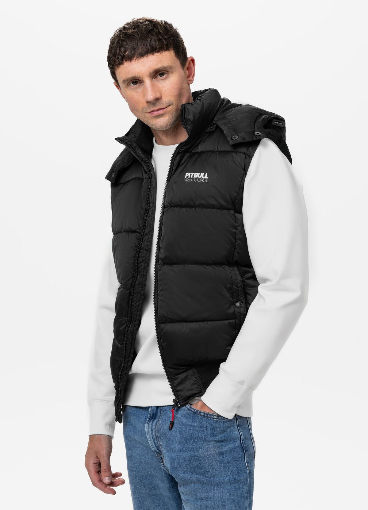 Quilted vest with hood WALPEN